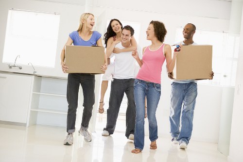 House removalists assisting with a local move in Notting Hill