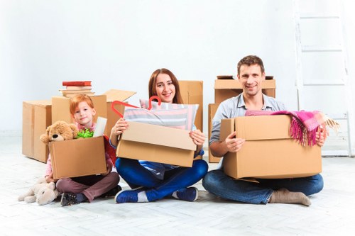 Packing and loading support for a local Notting Hill move