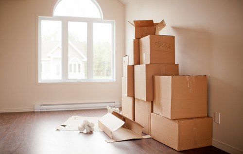 Local team arranging storage collection in the Notting Hill area