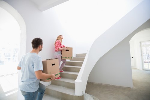 Organized office move storage and reassembly preparation in Nottinghill