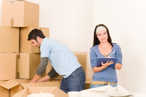 Careful packing and wrapping for apartment furniture in Notting Hill