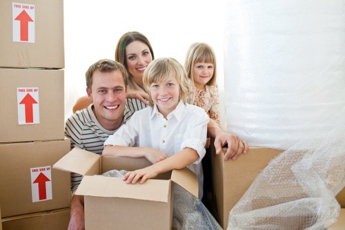 Careful furniture loading during a Notting Hill relocation